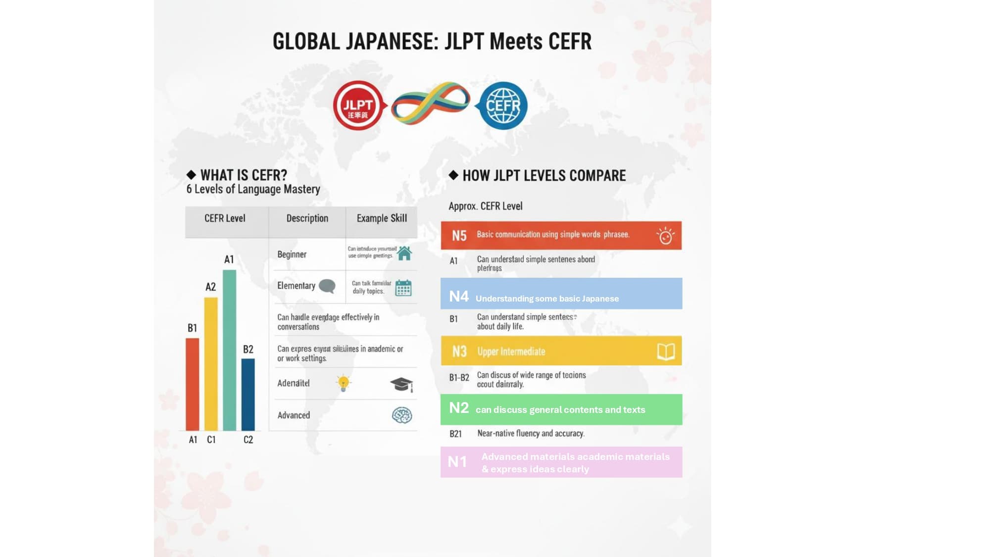 “From N5 to C1: Understanding the New CEFR Reference Levels in the JLPT”